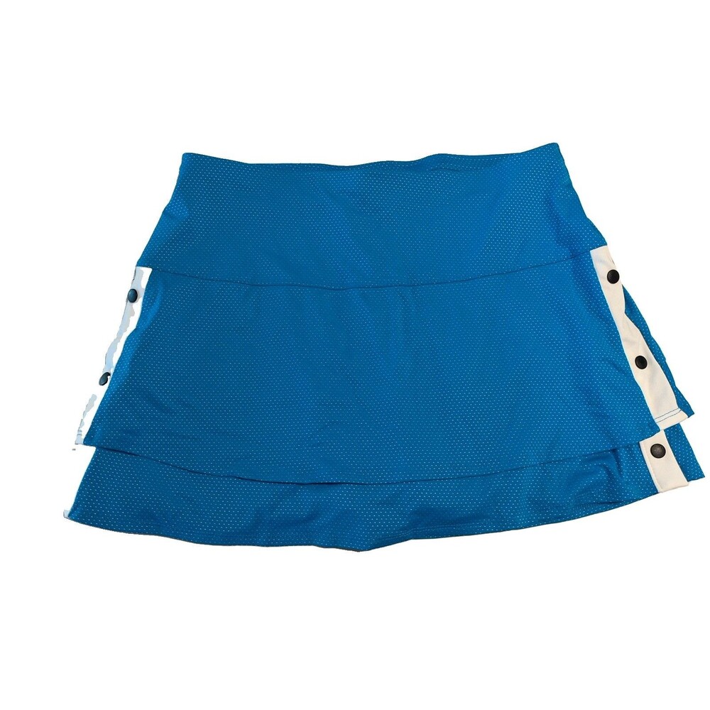 lucky in love Ladies Sz M Tennis Golf pickleball skort Stretch pull on ruffle